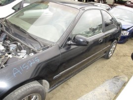 1993 HONDA CIVIC EX, CPE 1.6L 5SPEED, COLOR BLACK, STK A15215